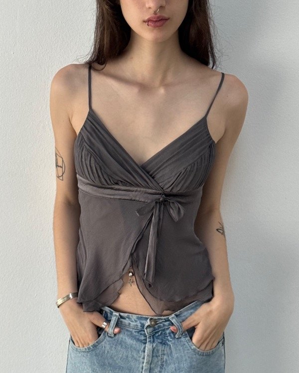 Producto - top gray bebe (XS/S)