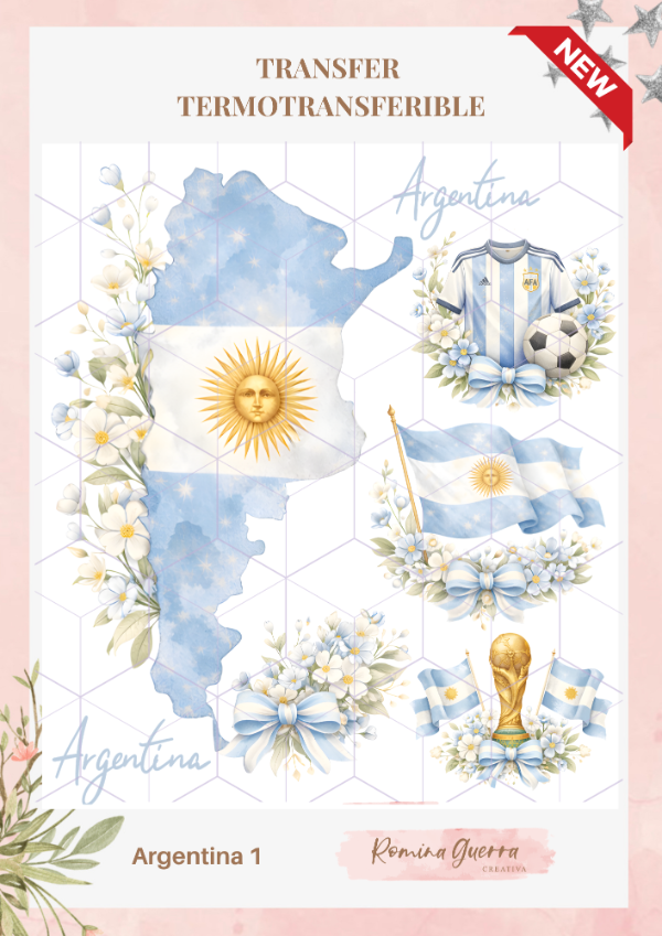 Producto - Transfer termotransferible - Argentina 1