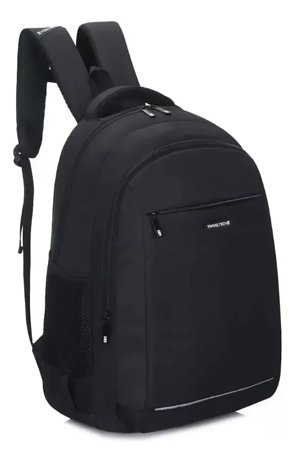 Producto - Mochila Porta Notebook Ejecutiva Reforzada Elegante Premium Color Negro