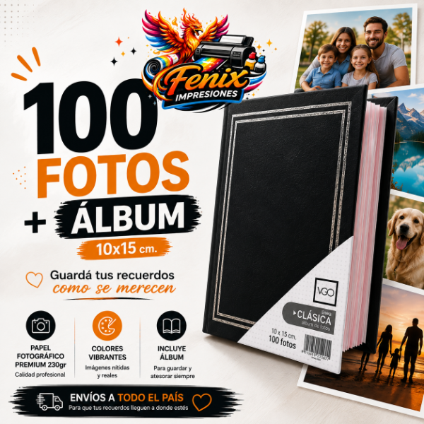 Producto - 100 fotos de 10x15 mas álbum - 0