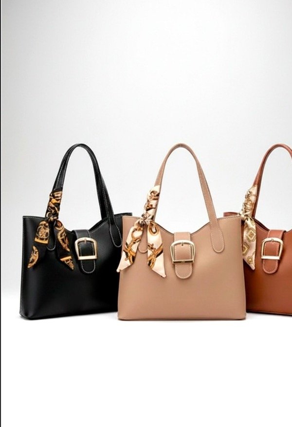 Producto - Bolso con pañuelo y hebilla