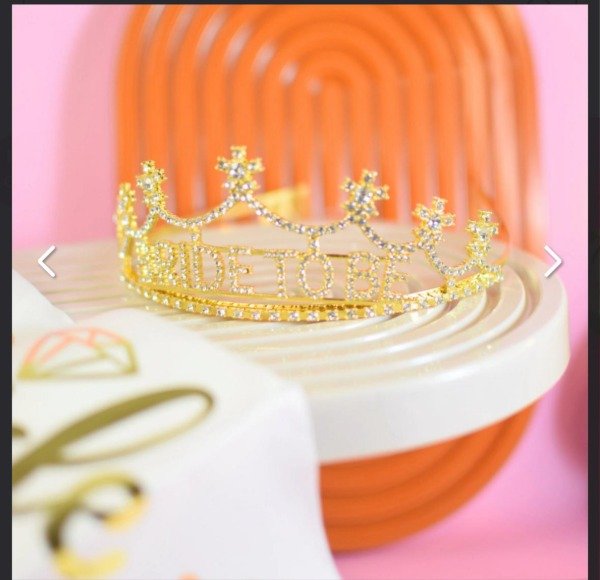 Producto - SET "BRIDE TO BE" CORONA + BANDA