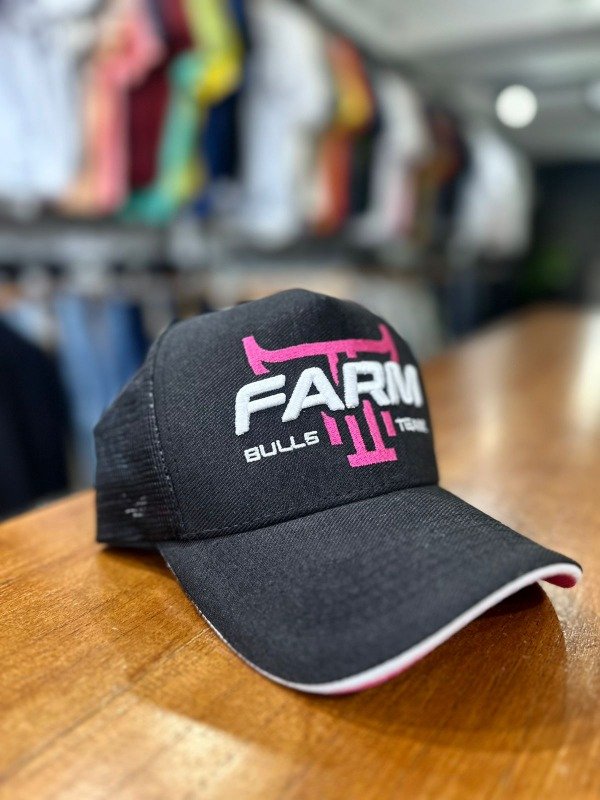 Producto - Gorra Farm negra c/rosa