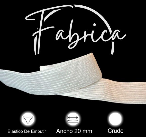 Producto - Elástico de embutir 20 mm (por metro)