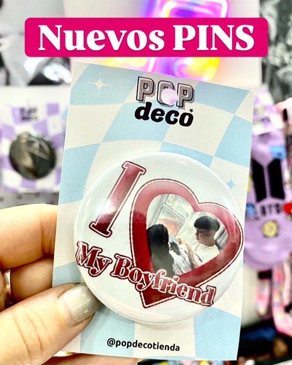 Producto - Pin I love my Boyfriend Milo J