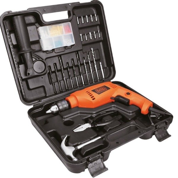 Producto - Taladro Percutor Black Decker Hd555k 13mm 550 W Maletín Acc