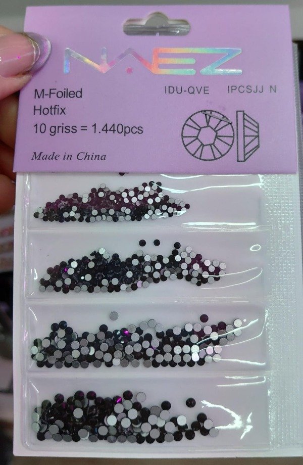 Producto - STRASS NAEZ 1440PCS POR MEDIDA - COLOR NEGRO