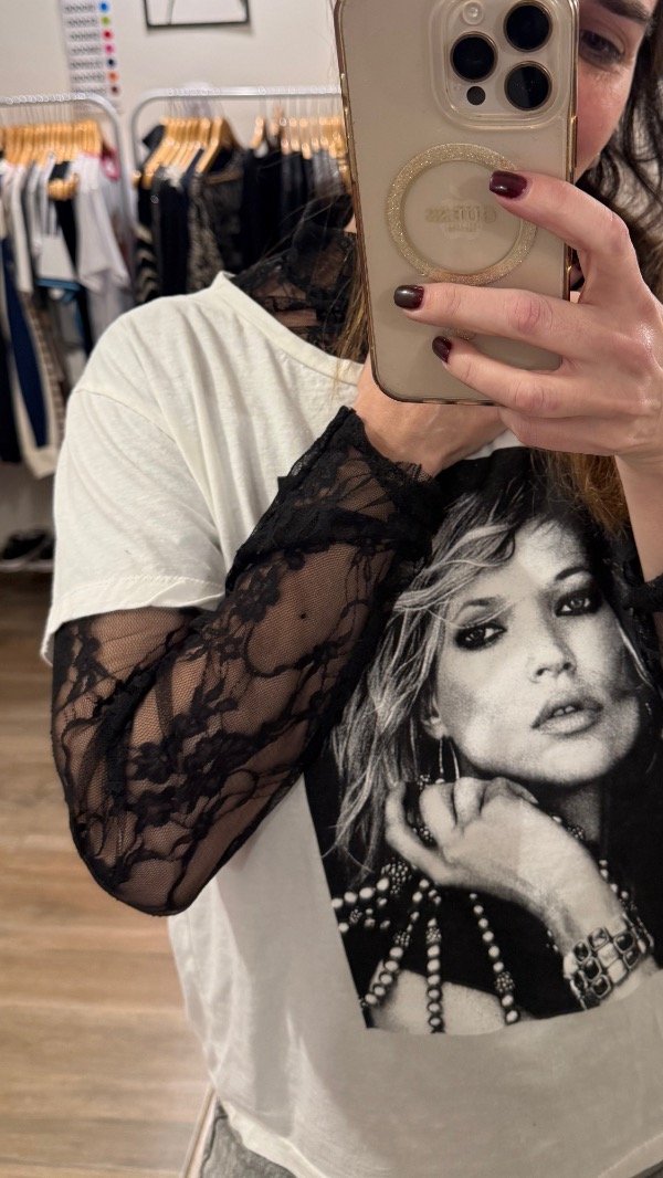 Producto - Remera Kate Moss en natural - 3
