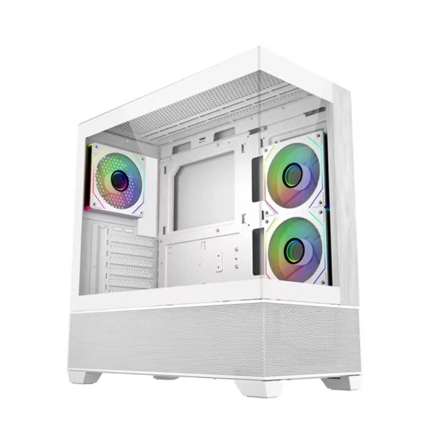 Producto - Cooler Master Elite 600 - Edicion Wood - Com Panel de Vidrio 100558