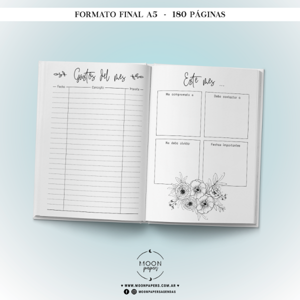 Producto - Agenda Planner 2027 - Botánica - 3