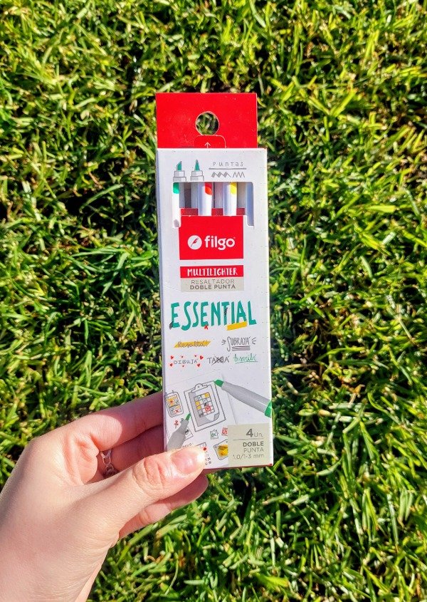 Producto - Resaltadores Multilighter Doble punta Essential x4 Filgo