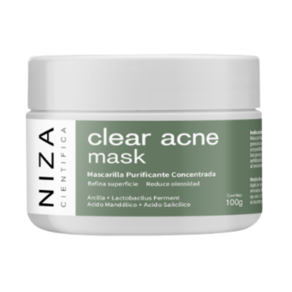 Producto - Clear Acne mask - Máscara arcillosa purificante concentrada (100g) - NIZA