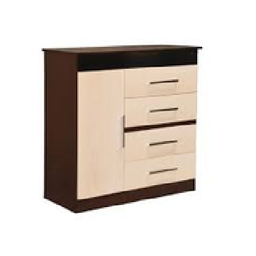 Producto - Comoda TV Fortaleza Cuatro Cajones Una Puerta Un Espacio - 2