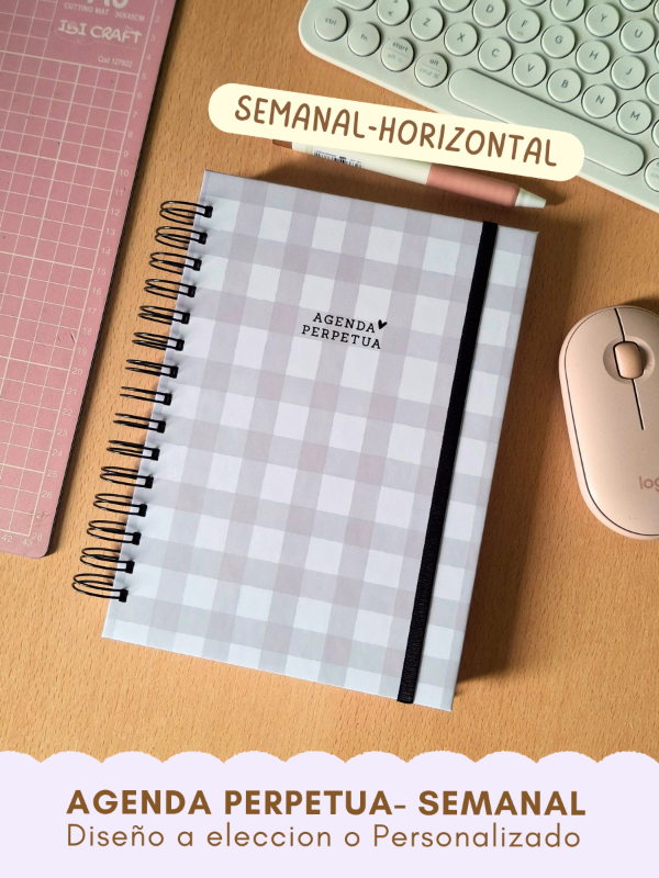 Producto - Agenda Perpetua Semanal - INSPIRA (horizontal)
