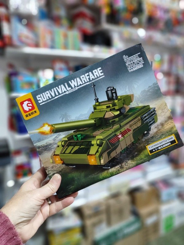 Producto - Bloques tipo Lego Tanque de Guerra