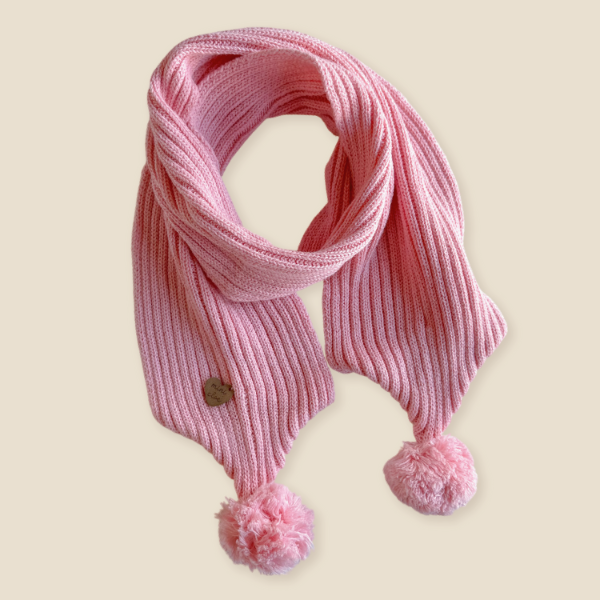 Producto - Bufanda Pompon rosa