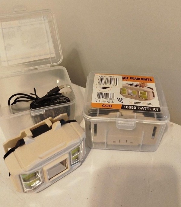 Producto - LINTERNA MINERA RECARGABLE LUZ BLANCA Y ROJA