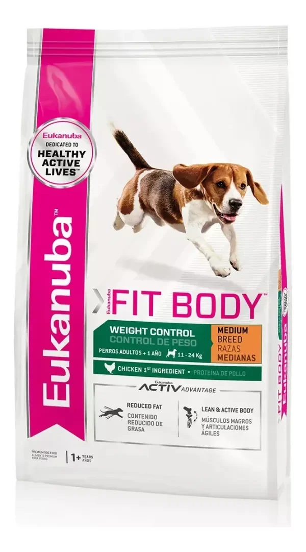 Producto - EUKANUBA FIT BODY MEDIUM 15 KG