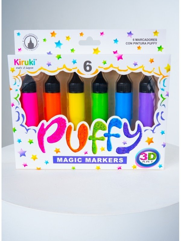 Producto - MARCADORES MAGICOS KIRUKI PUFFY 3D ART
