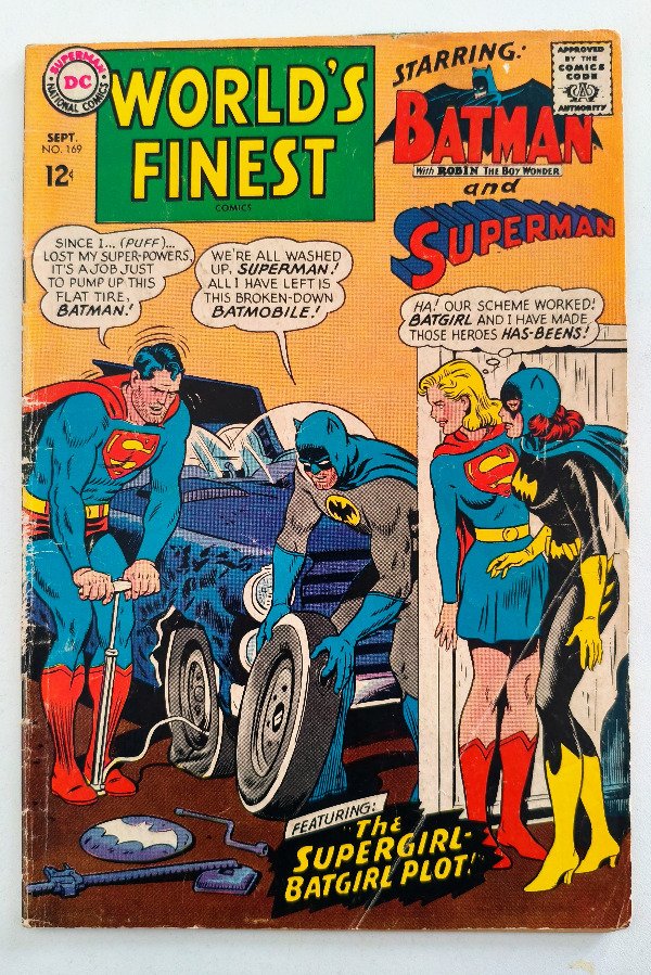 Producto - World's Finest #169 (1967) - Clásico con la tercera aparición de Batgirl