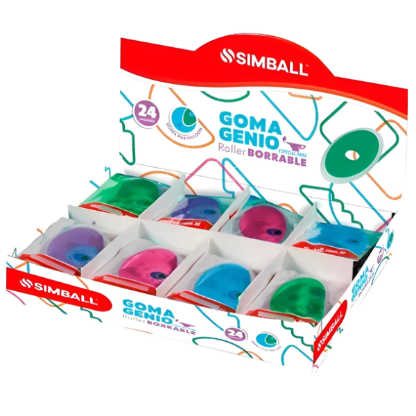 Producto - Simball - Goma Borrar p/ roller Genio