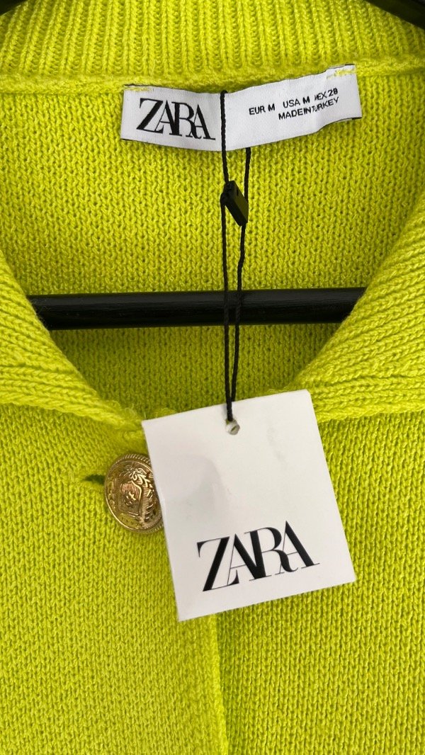 Producto - Cárdigan lima manga corta Zara - 1