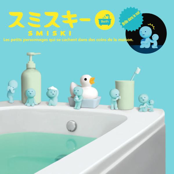 Producto - Smiski blue series bathroom REPLICA