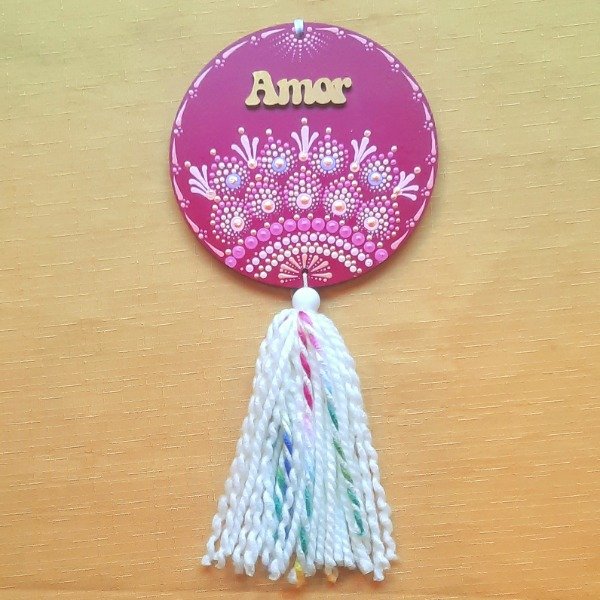 Producto - Mandala "Amor" Rosa