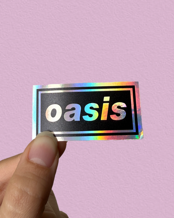 Producto - OASIS HOLO - Sticker individual Oasis