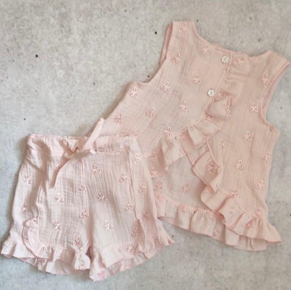 Producto - Conjunto bordado cotton baby