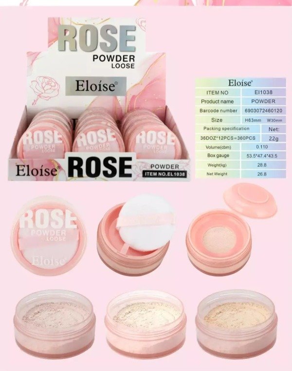 Producto - Polvo volátil Rose Powder Loose Eloise LM 3/26