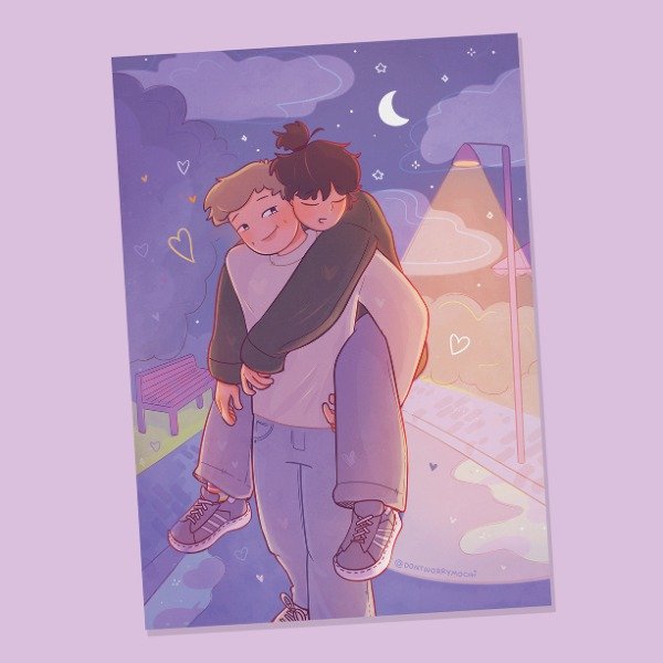 Producto - Postal Namkook Bajo la Luna!