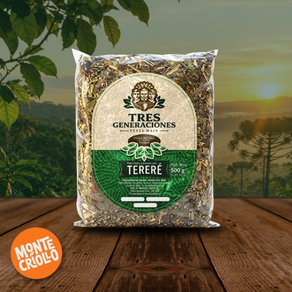 Producto - Yerba Mate Tres Generaciones Tereré (500 g) - 0