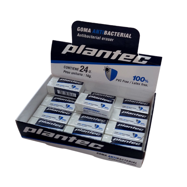 Producto - Goma Antibacterial Chica Plantec