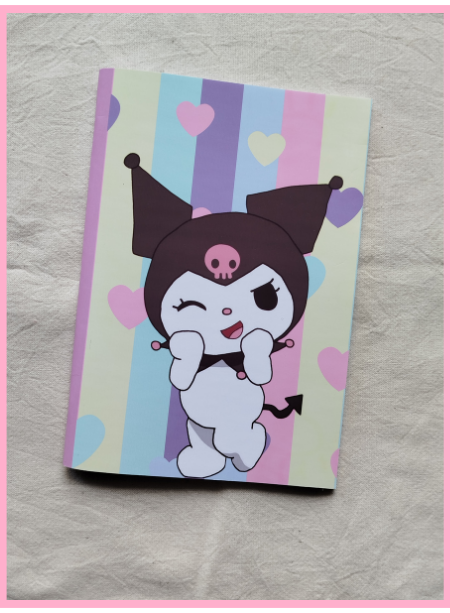 Producto - Cuaderno flexible abrochado - Modelo Kuromi
