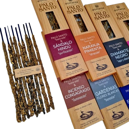 Producto - Sahumerio Palo Santo Buena Onda Dulces Frutillas