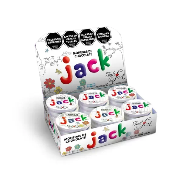 Producto - MONEDA CHOCOLATE JACK MAFALDA FEL FORT X60UN