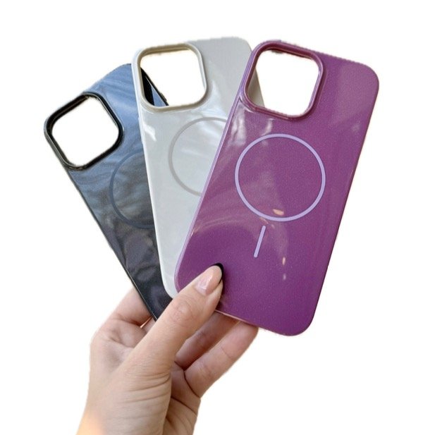 Producto - Funda silicona con glitter MagSafe