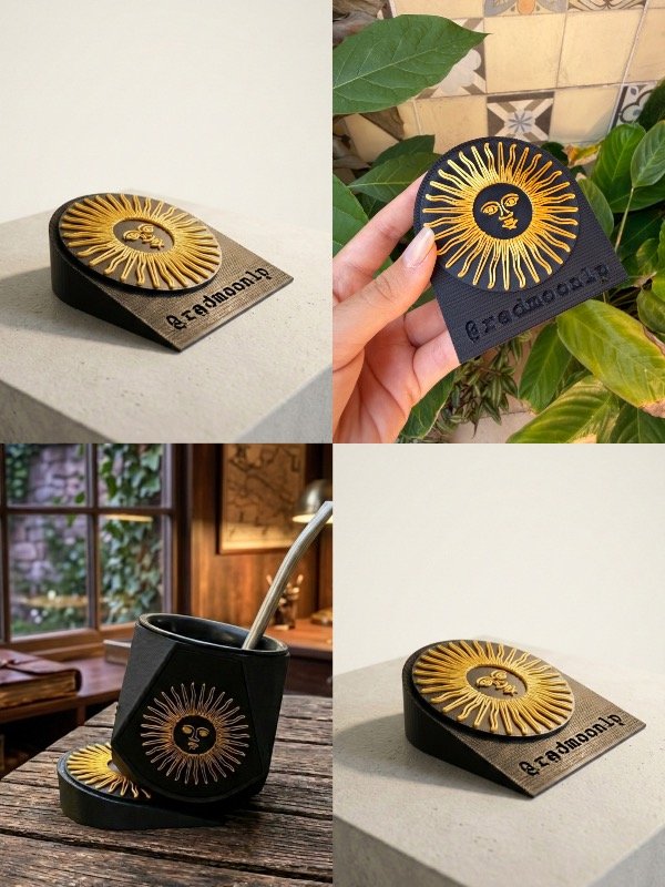 Producto - Taquito para el mate Sol / montañita de Yerba