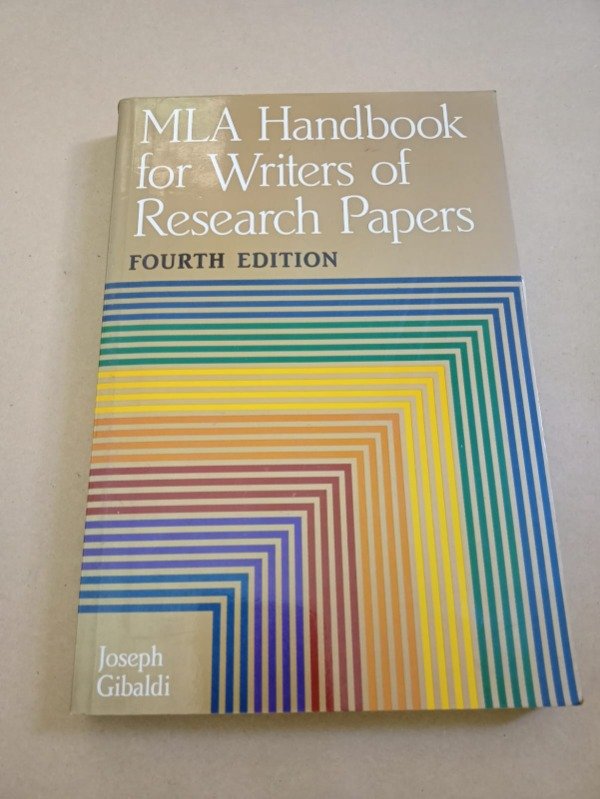 Producto - MLA handbook for writers of research - Joseph Gibaldi - TMLAA 1995 - 0