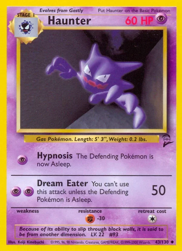 Producto - Haunter 43/130 Base Set 2
