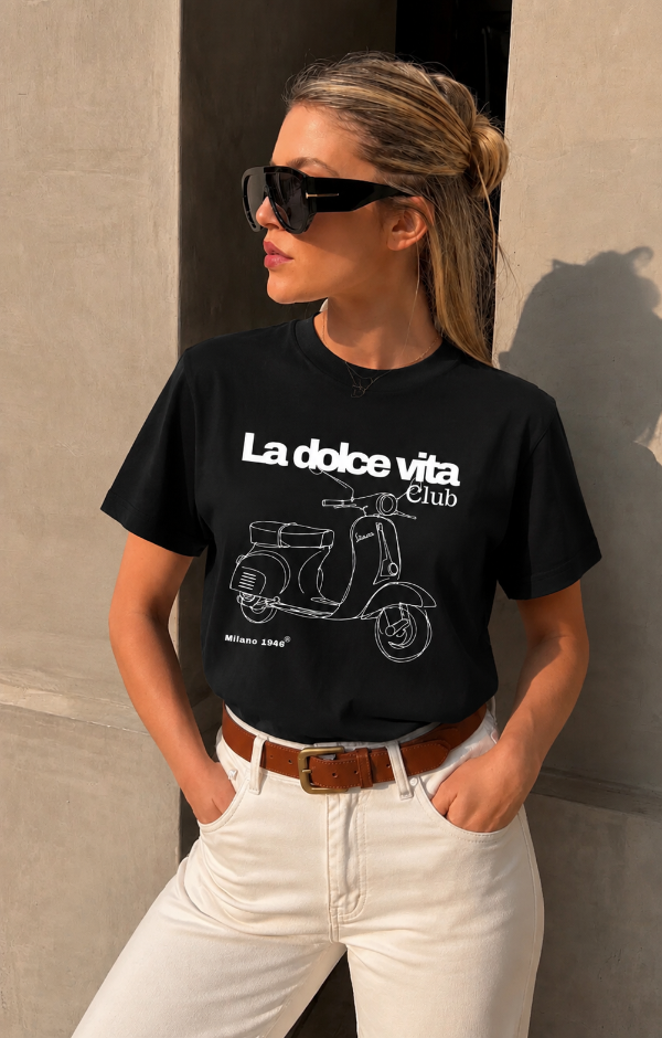 Producto - Remera Dolce Vita Negra - 0