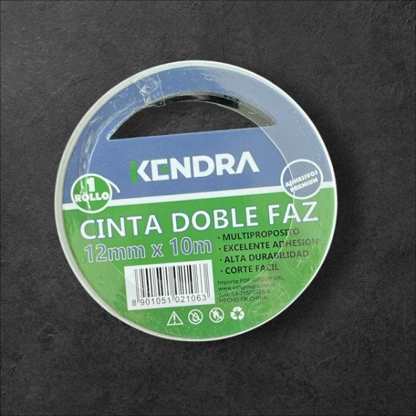 Producto - Cinta doble faz Kendra 12mm 10mts