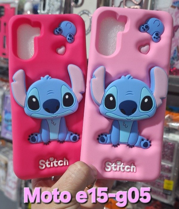 Producto - Fundas silicona popsocket Stich. Moto e15-g05 - 0