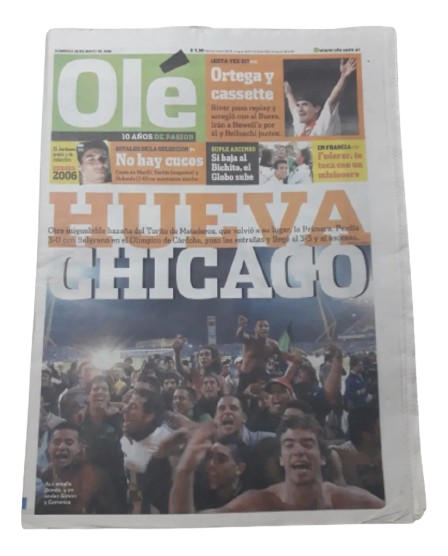 Producto - Diario Ole Nueva Chicago Ascenso Primera A 2006 (usado)