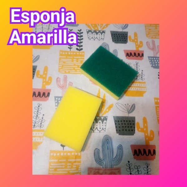 Producto - Esponja amarilla x1
