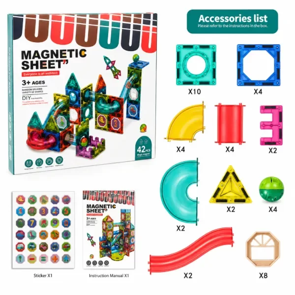 Producto - Magnetic de juego de Construcción x42 Piezas - 0