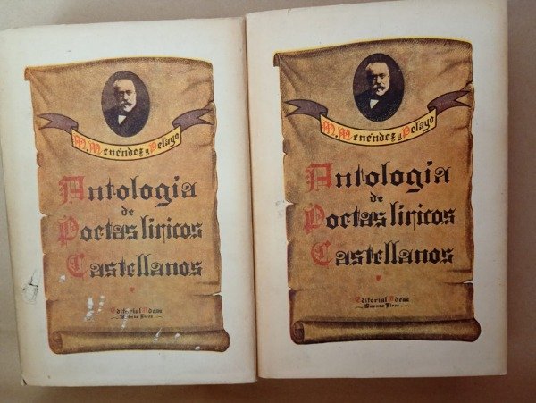 Producto - Antología de poetas líricos castellanos - Menéndez y Pelayo - Ideas 1943 2 vols