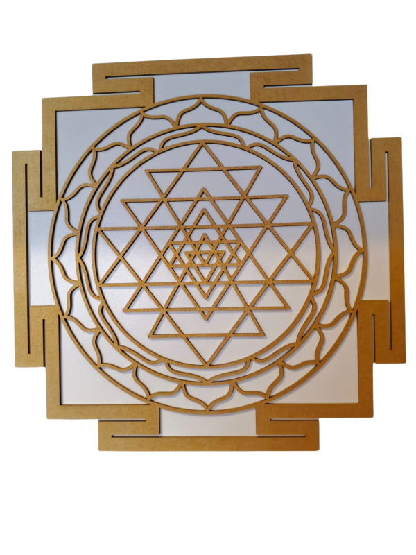 Producto - Cuadro Sri Yantra Dorado 34 cm - 1