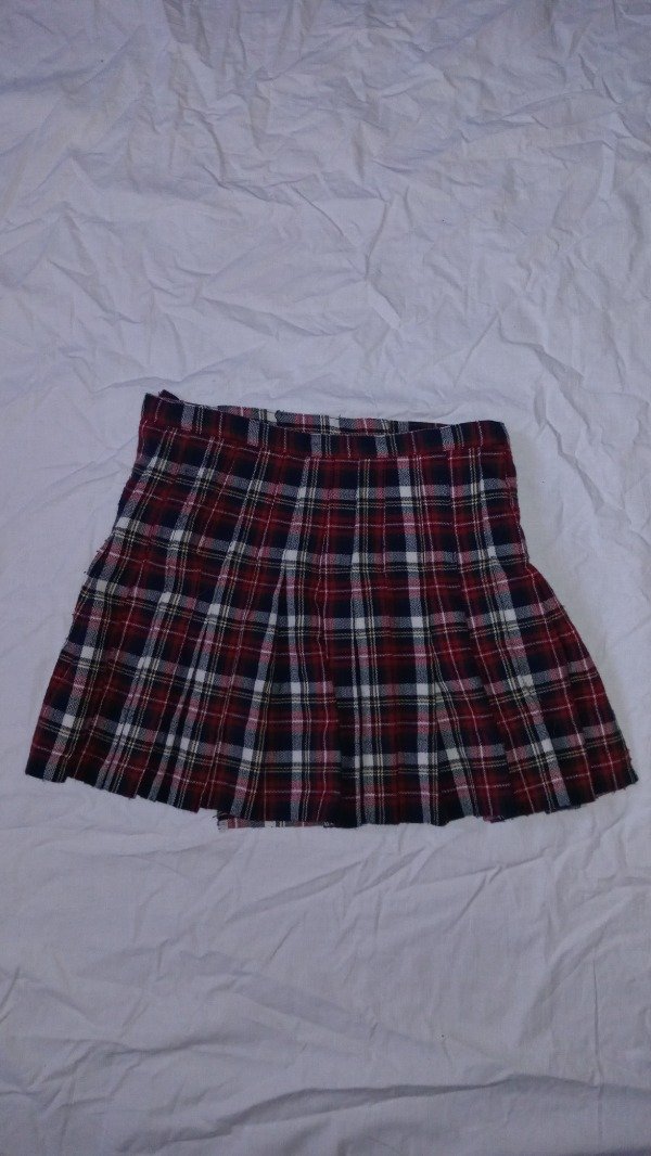 Producto - Vintage Tartan Royal Stewart flannel skirt. - 2
